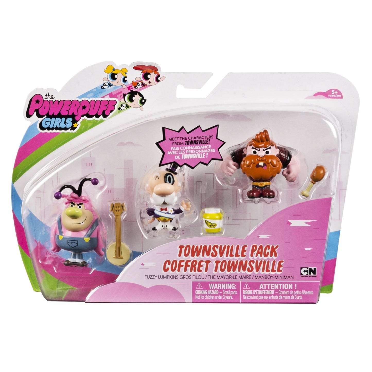 The Powerpuff Girls, Townsville Pack, Action Figures, Walmart Exclusive by Spin Master