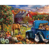 White Mountain 1000 Piece Jigsaw Puzzle, Maplewood Farm in Fall