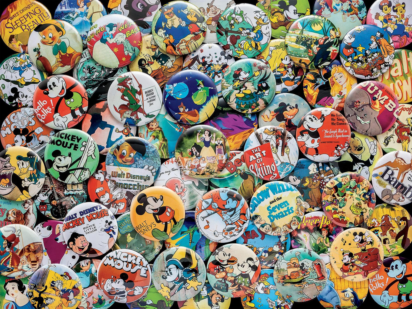 Ceaco - Disney - Vintage Buttons - 750 Piece Jigsaw Puzzle