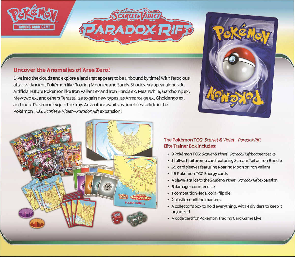 Pokémon TCG: Scarlet & Violet-Paradox Rift Elite Trainer Box