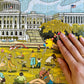 500-Piece Jigsaw Puzzle for Adults - Washington DC Landmarks, United States Capitol - Updated Edition with New Cut, Colorful Nostalgic Puzzle