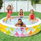 INTEX 56494EP Swim Center Inflatable Pinwheel Swimming Pool, 90" x 22", for Ages 6+