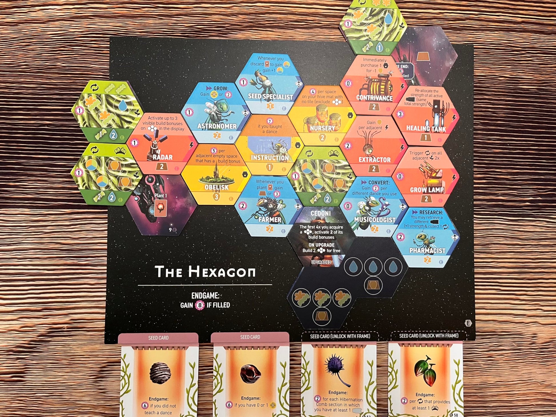 Stonemaier Games: Apiary: Expanding The Hive Expansion | New Unique Frames, Additional Tiles, and More! | Add to Apiary - A Strategy Board Game About
