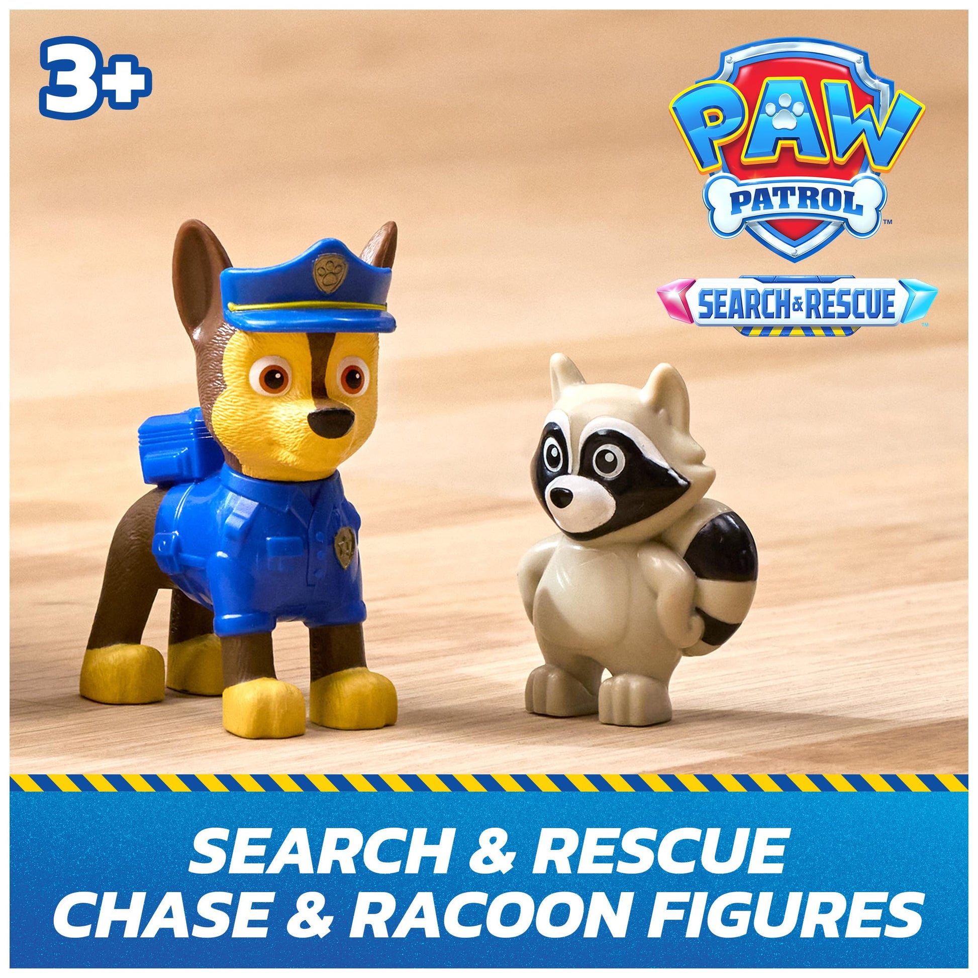 Paw Patrol: Search & Rescue, Chase Rescue Cruiser Vehicle with 2 Figures