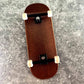 Noahwood Rose Wood Fingerboard Complete (9.0 Short Nose Short Tail Handmade Deck) + (34mm Black Six Truck + Beige ii Soul Wheel)