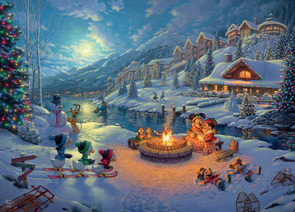 Ceaco - Thomas Kinkade Disney - Mickey and Minnie - 1000 Piece Puzzle