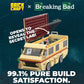 Brickcraft Officially Licensed Breaking Bad RV Building Kit (477 Pieces) Walter White’s Rolling Camper Van Set with Secret Lab Interior, TV Show
