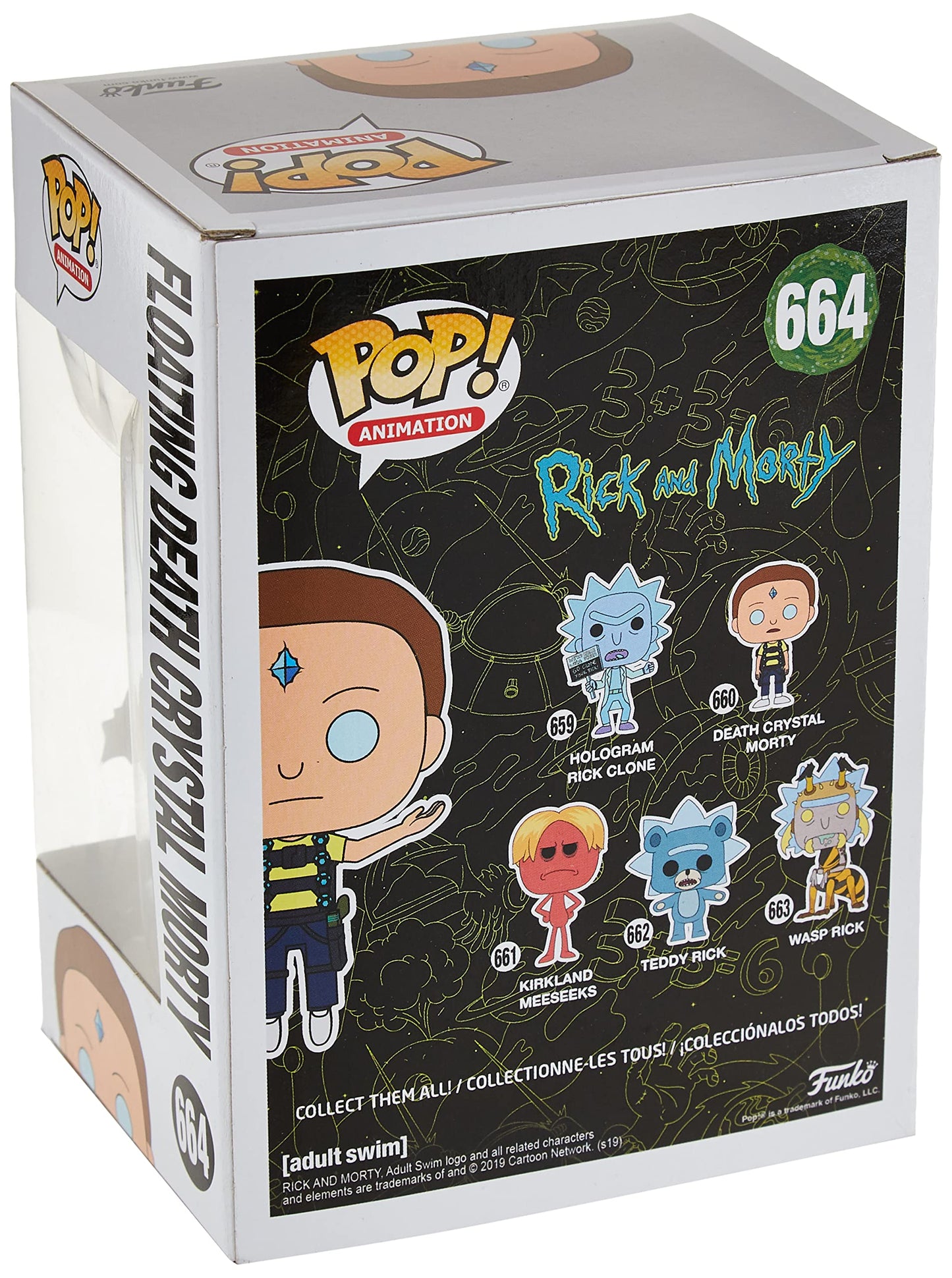 Rick and Morty Funko Pop! Floating Death Crystal Morty (Exclusive) #664
