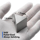 Heavenly Metals 3-Piece Triangle 3D Puzzle for Adults - Stainless Steel Desk Toy and Fidget, Zero Tolerance Wire EDM Cut Office Gift for Men & Women