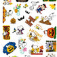 Peanuts Gang Snoopy Charlie Brown Lucy Linus Character Christmas Easter Thanksgiving Halloween 4th of July Seasonal Holiday Sticker Set, 5 Sheets 118