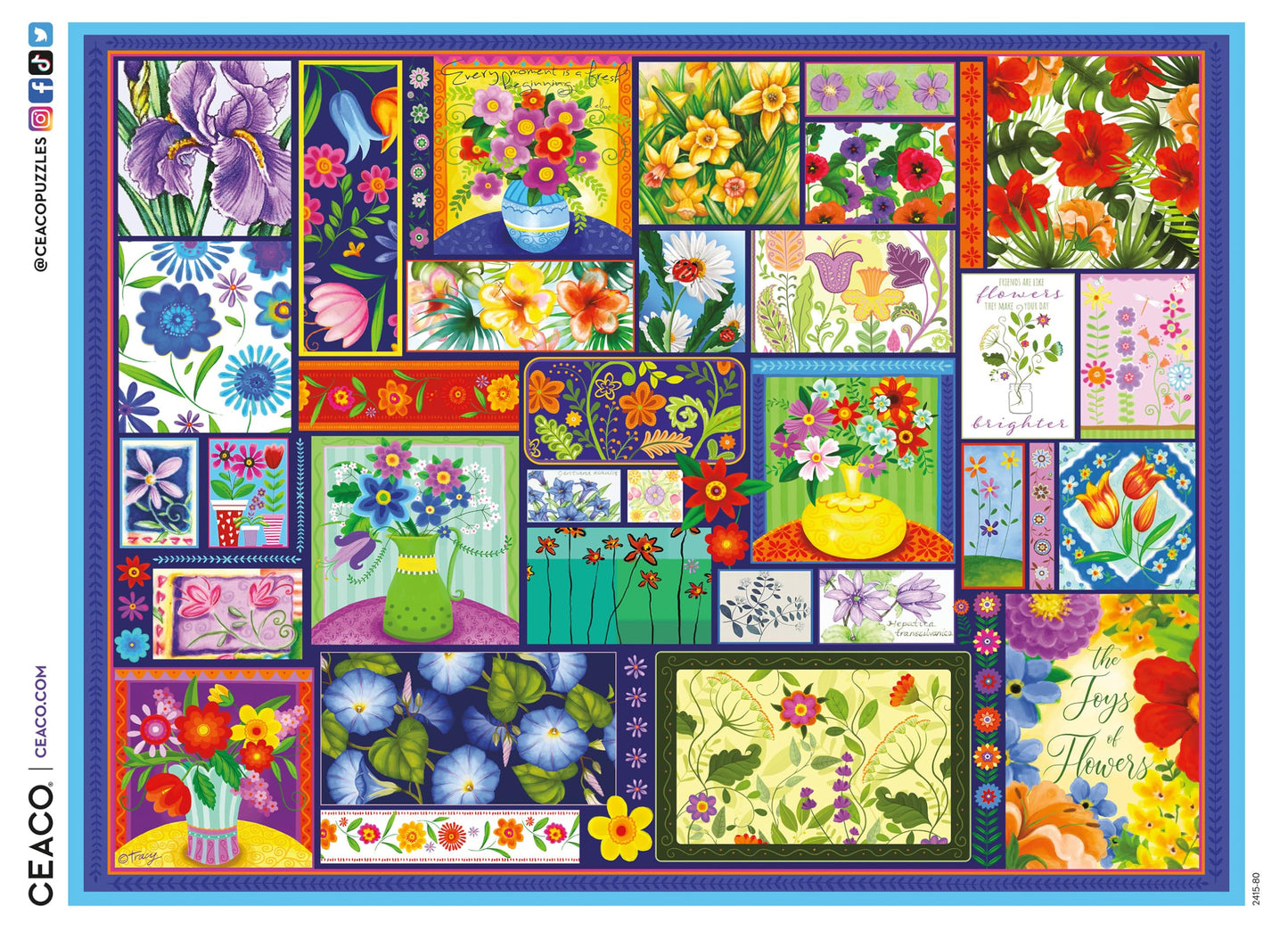 Ceaco - The Joy of Flowers - 500 Piece Jigsaw Puzzle for Adults