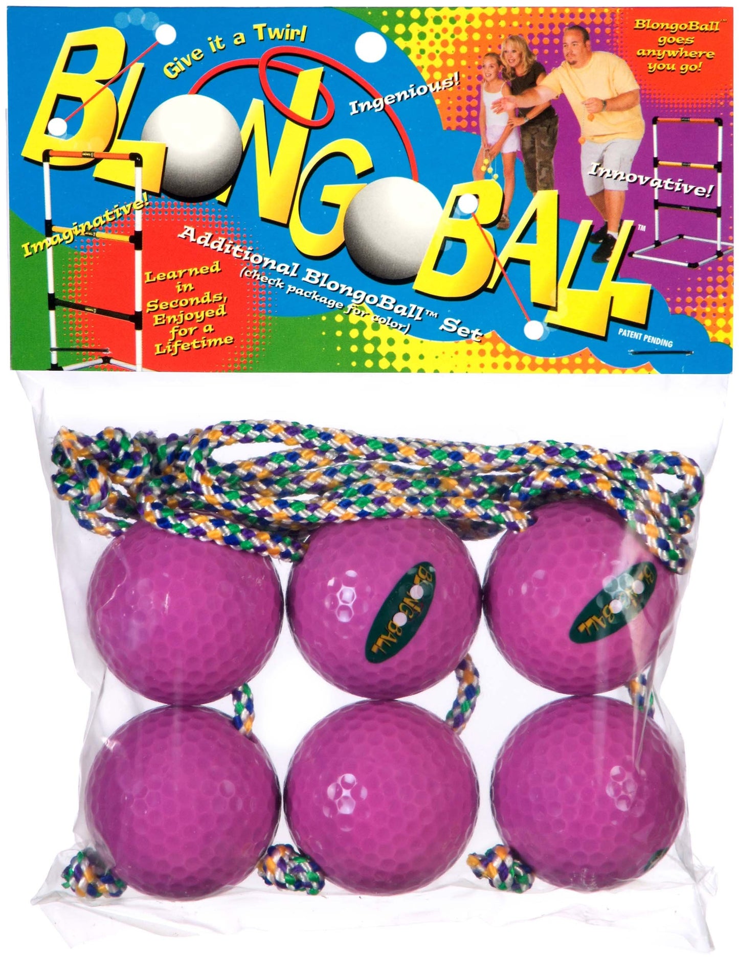 Blongo Family Fun BB-PU BlongoBall Accessory Pack (Purple)