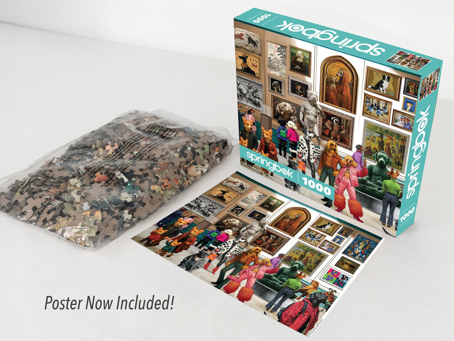 Springbok Paws & Portraits 1000 Piece Jigsaw Puzzle for Adults