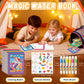 6P Water-Reveal Coloring Book for Toddlers-Mess Free Reusable Water Painting Pad with Pen,6 Fun Themes for Boys & Girls,Travel Activities,Party