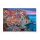 Buffalo Games - 250 Piece Wooden Jigsaw Puzzle - Cinque Terre - Standard Cut Pieces - Wooden Box - Full Size Poster, Ages 14