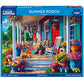 White Mountain 1000 Piece Jigsaw Puzzle Cozy Farm House, Summer Porch