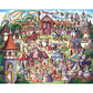 Boardwalk Renaissance Fair 1000 Piece Jigsaw Puzzle Medieval Fantasy Festival Puzzles with Premium Box, Gift for Adults and Family 19"x26"