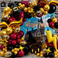 ALL-IN-1 Magical Wizard Balloons Garland Arch Kit with BONUS Hat, Wings, Lightning, Stars - Wizard Birthday Party Decorations & Supplies for Baby