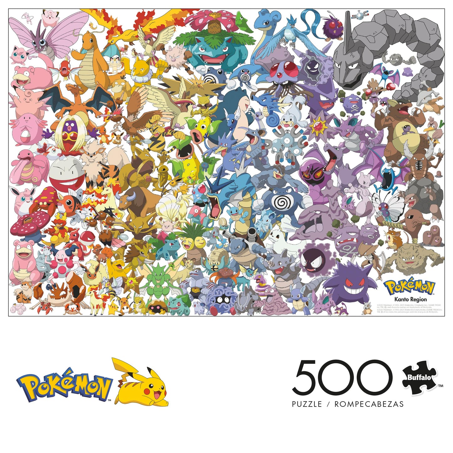 Buffalo Games - Pokémon Kanto 151-500 Piece Jigsaw Puzzle for Adults