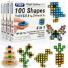 TOSY Magnet Fidget Spinner Mini - 8 Blocks, 3 in 1 Toy: Transformable Fidget Spinner, Infinity Cube, 2x2 Puzzle Cube, Stress Relief, STEM Magnet Tiles