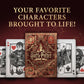 theory11 Harry Potter Playing Cards Red Gryffindor - Wizarding World Poker Deck with Gold Foil, Custom Artwork, Magic, Cardistry, Game Night Gift
