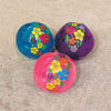 Fun Express Beach Ball 12 Pack - Mini Beach Ball Set for Pool Party & Hawaiian Party - Hibiscus Print Inflatable Beach Balls for Luau Tropical Tiki