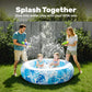 SLOOSH Inflatable Kiddie Pool for Kids, 36"x11" Swimming Pool with Soft Pad Floor for Kid & Toddler, Round Blow Up Baby Ball Play Pit Pools for Swim