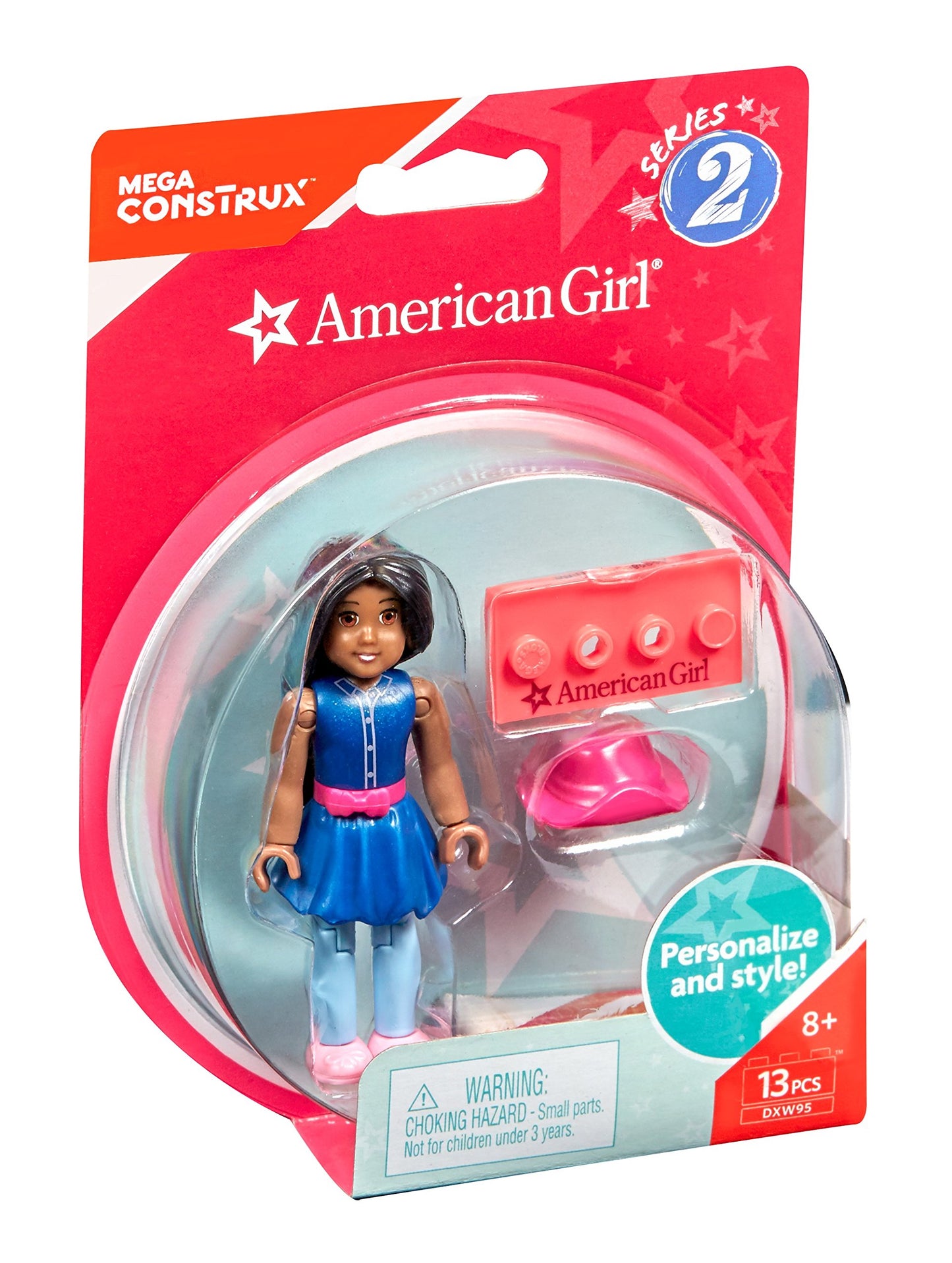 Mega Bloks American Girl Collectible Spring Denim Dream Figure