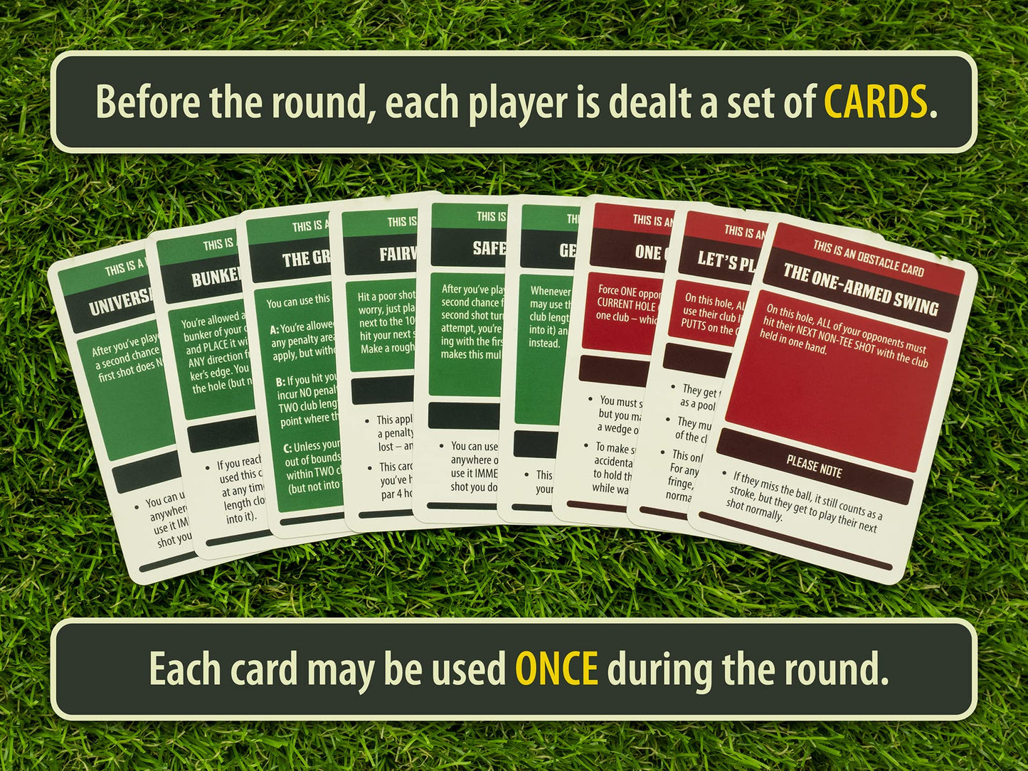 Mindmade Cards for Golfers - Make Golf Even More Fun with This On-Course Card Game