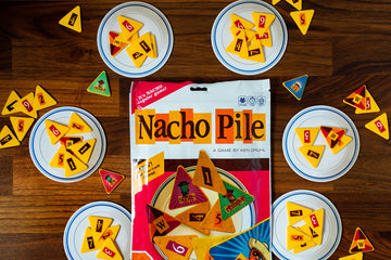 Nacho Pile Party Game - Fast-Paced Game of Chip-Stacking Fun! Push-Your-Luck Strategy Game, Fun Family Game for Kids and Adults, Ages 7+, 2-4 Players