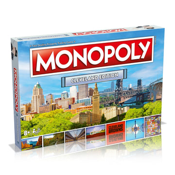 Monopoly Board Game Cleveland Monopoly Edition: 2-6 Players Family Board Games for Kids and Adults, Board Games for Kids 8 and up, for Kids