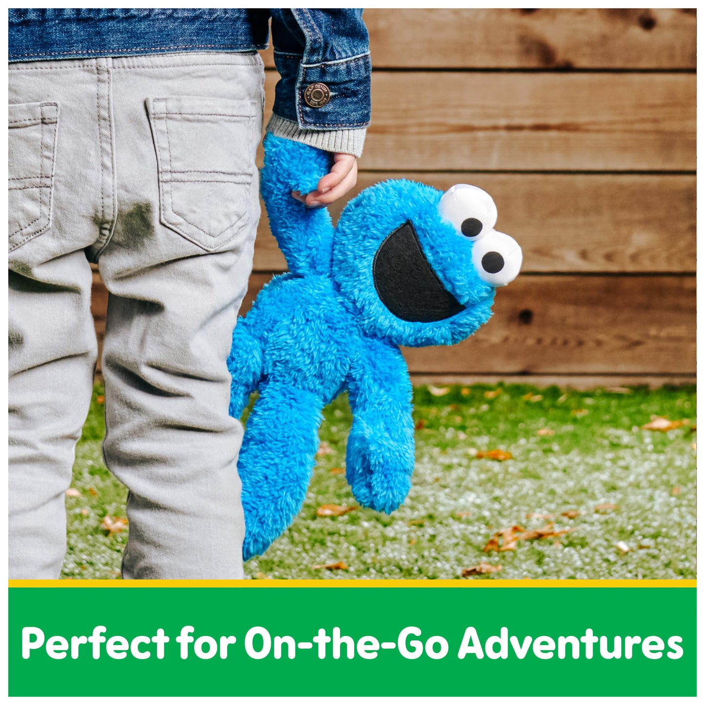 GUND Sesame Street Cookie Monster Take Along Buddy 13-Inch Plush; Ages 1+