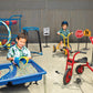 Children's Factory Neptune 24" Large Sensory Table, Sandbox with Lid, Water Table for Kids Blue