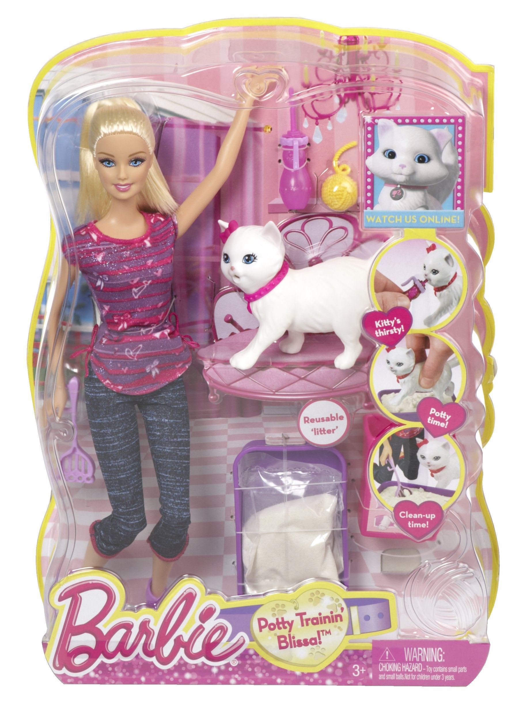 Barbie Potty Training Blissa Fashion Doll and Pet Playset