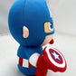 Ty Captain America Plush, Blue/Red/White, Regular