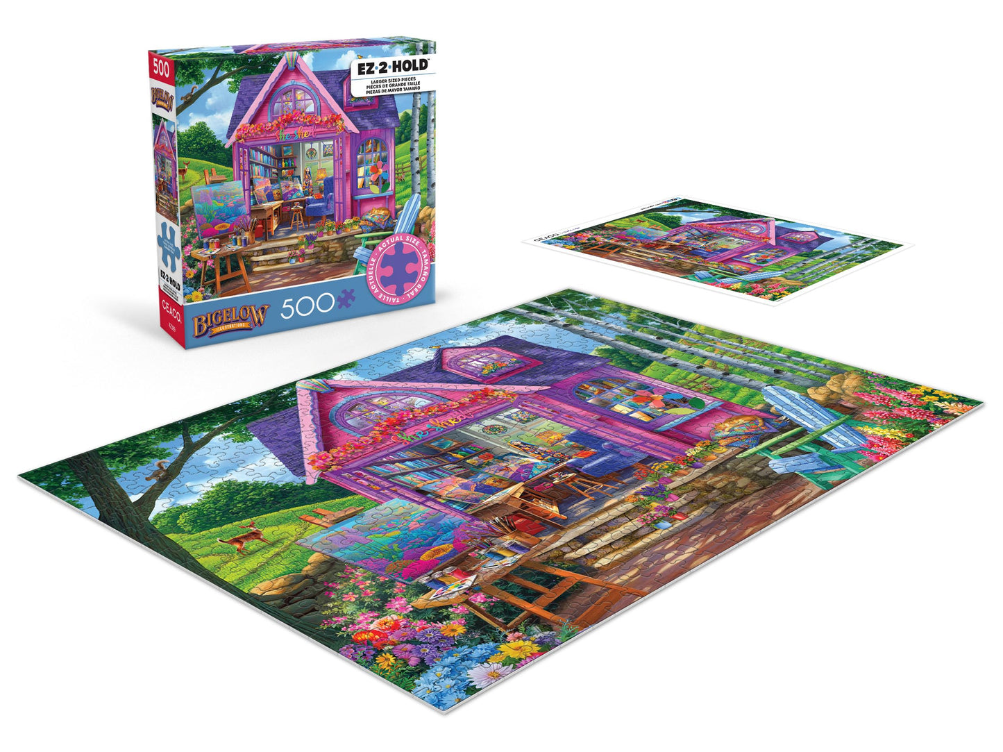 Ceaco - She Shed Studio - 500 Large Piece Jigsaw Puzzle for Adults