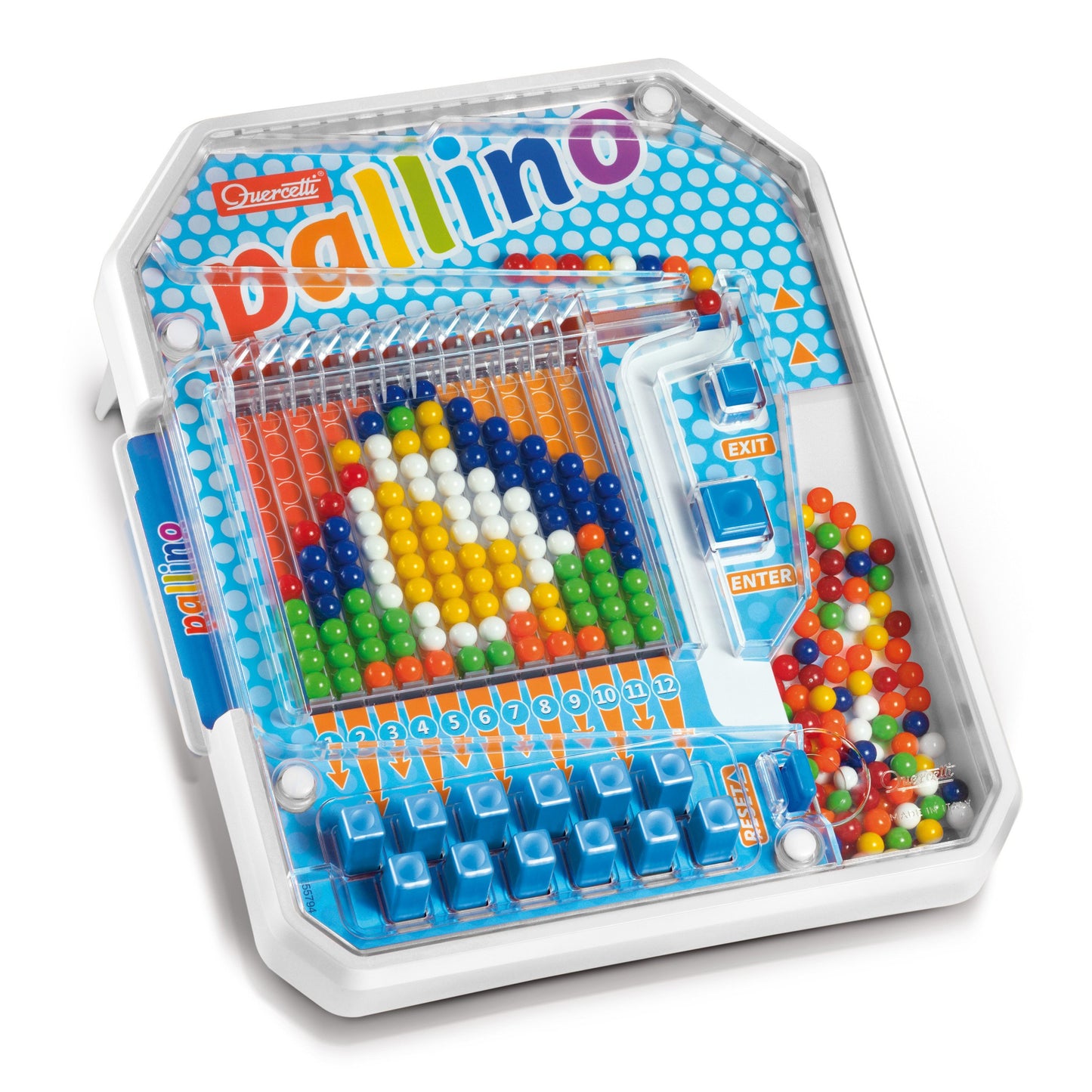 Quercetti - Pallino - Educational Game Introduces Coding Basics - Award-Winning Toy to Develop Steam Skills - for Kids Ages 4 & Up