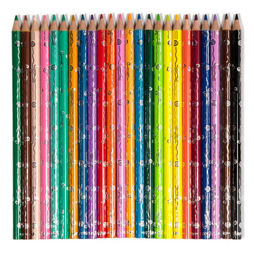 eeBoo: Seaside Garden Watercolor Pencils - 24 Artist-Quality Colors for Drawing, Sketching & Watercolor, Arts and Craft Supplies for Adults