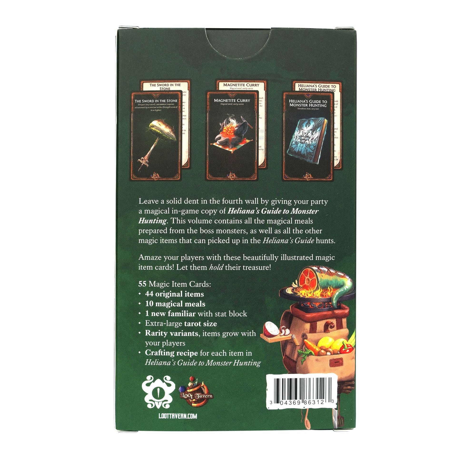 Loot Tavern: Heliana's Item Cards Volume 3, 55 DND 5e RPG Cards