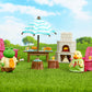 Li'l Woodzeez Outdoor Patio Playset, 25-Piece Fire Pit Furniture, Playsets