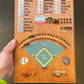 CBLKUS Baseball Dice Board Game,Fun Board Game with Dice,Wooden Baseball Games for Family,Party and Holiday Gatherings,Baseball Board Game Premium