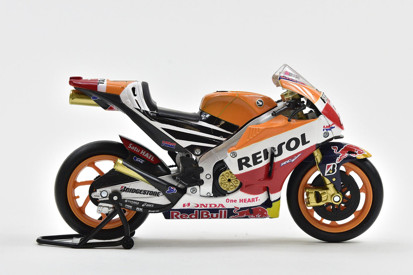 Honda RC213V Motorcycle #93 Marc Marquez Repsol Honda Team MotoGP (2015) 1/12 Diecast Model by New Ray