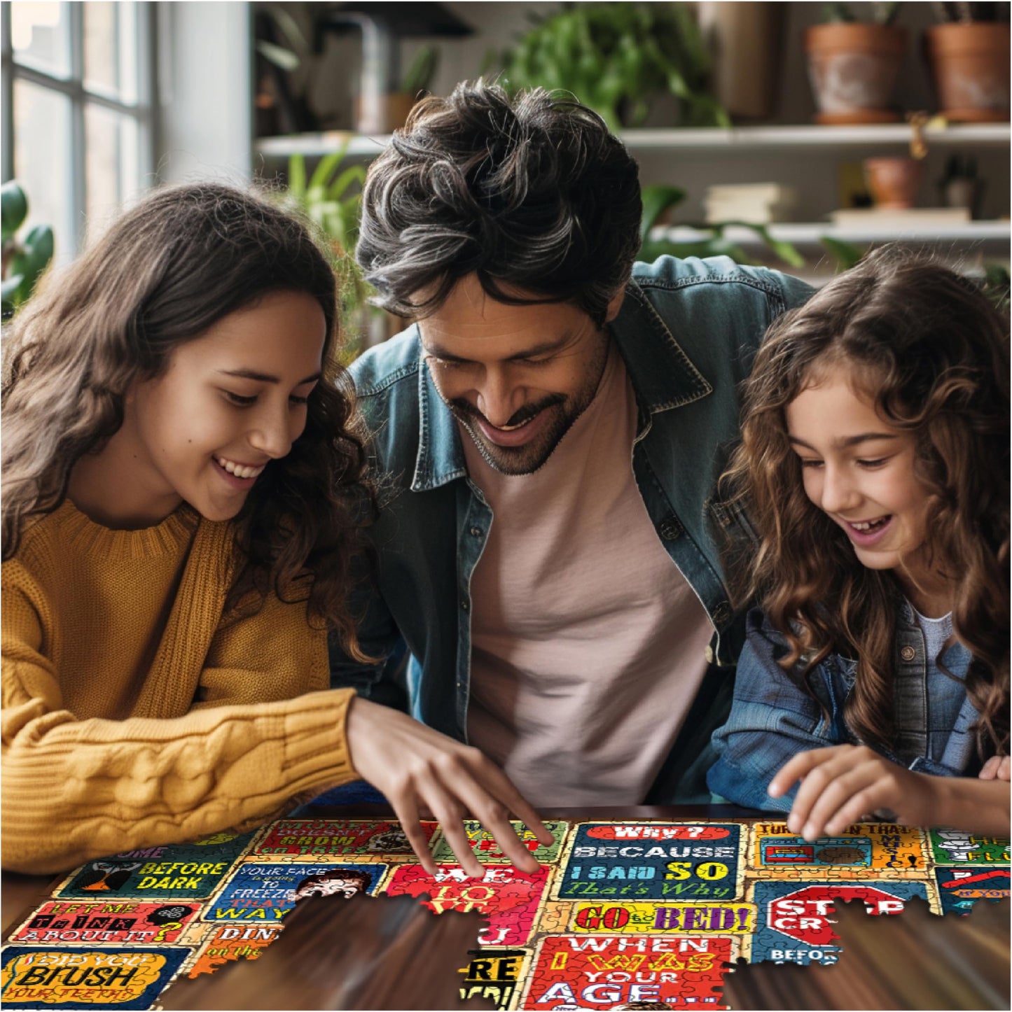 White Mountain 1000 Piece Jigsaw Puzzle, Things Parents Say
