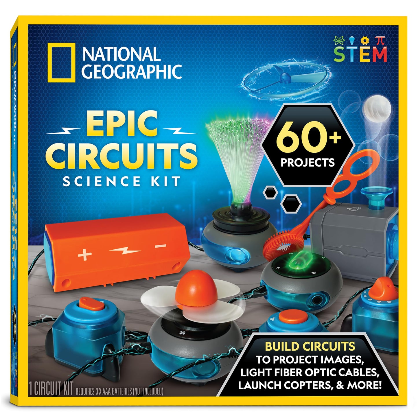National Geographic Circuit Kit for Kids with 60 Projects for Ages 8-12