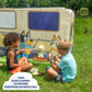BLUEY Camping Activity Fort | Indoor and Outdoor Play House Toy for Kids | Includes Five Activities a Puppet Theater and Working Light