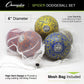 Champion Sports Premium Rhino Skin Extreme Color Dodgeballs - Glow in the Dark, Color-Changing, and Spider Grip - Low Bounce Dodgeballs