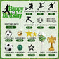 31 PCS Soccer Cake Topper Soccer Ball Player Cake Decorations for Soccer Football Theme Birthday (Black)