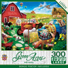MasterPieces - 300 Piece Jigsaw Puzzle, Large EZ Grip Shapes, Quilt Country, Fun for Adults, Seniors, Family, Kids, Matte Finish, 18" x24