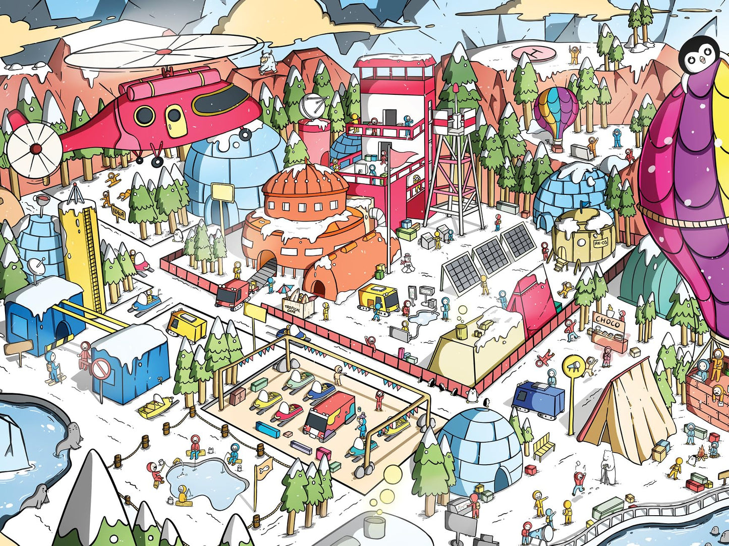 Lucky Puzzles | 500 Piece Jigsaw Puzzles for Adults | Arctic Antics