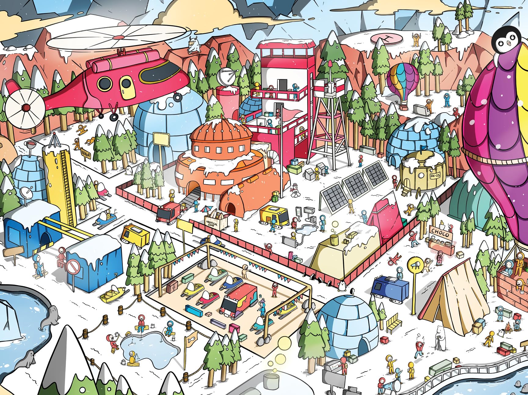 Lucky Puzzles | 500 Piece Jigsaw Puzzles for Adults | Arctic Antics